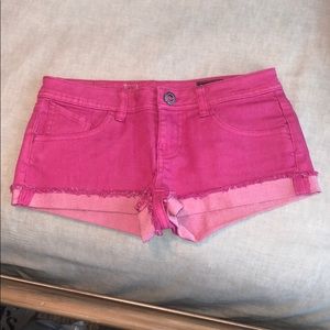 Pink Volcom shorts
